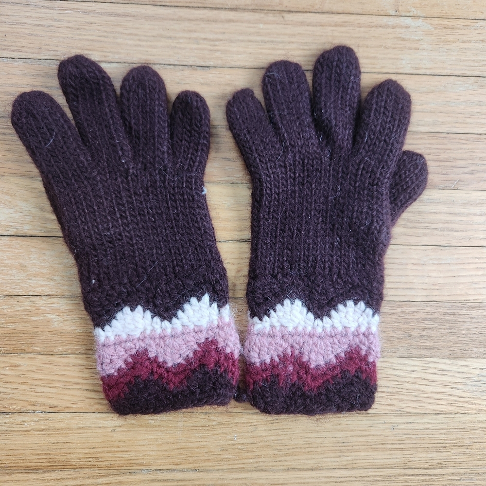 J. Crew women's fair isle gloves